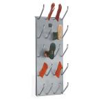 Apavu žāvētājs ar metāla rāmi, ērtiem rokturiem un vietām 4-21 pāriem, krāsains un funkcionāls dizains.