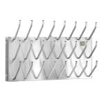 Metāla apavu žāvētājs ar 16 hromētiem āķiem, paredzēts 4-21 apavu pāriem, ar ventilāciju un apsildāmiem rokturiem.